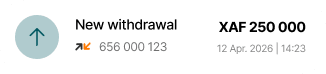 Withdrawal